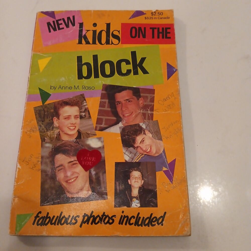 New Kids on the Block Unauthorized Biography Paperback Book NKOTB 1989